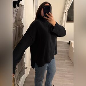 Everlane Classic Black Turtleneck Sweater